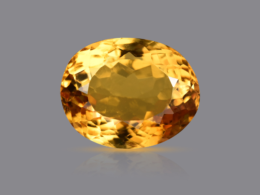 Yellow Citrine Stone - 6.40 Carats
